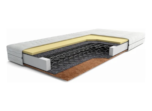 POLLO 80x200 medium-firm 14 cm bonell spring thermoelastic mattress with coconut Lano Furniture