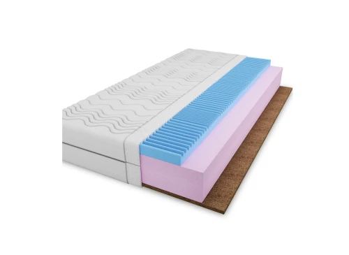 ROYAL 120x200 medium-firm 15 cm foam and coconut fibre mattress Lano Furniture
