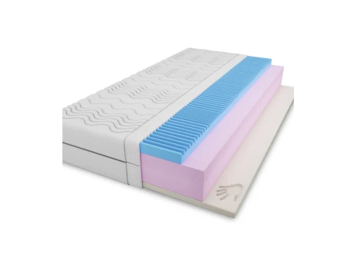 TEBE 90x180 medium firm 17 cm foam mattress with visco foam Lano Furniture