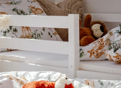SENSO 80x180 white double trundle bed Lano Furniture