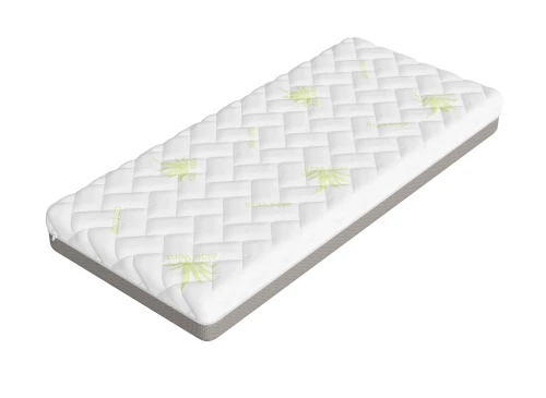 FITTED 90x200 medium-firm 13 cm aloe mattress with visco foam Lano Furniture