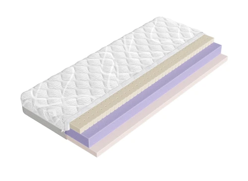 CLEAN 80x190 medium firm 13 cm latex and antibacterial foam mattress Lano Furniture