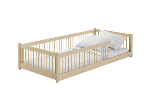 PEDRO 90x200 pine Montessori floor bed for children Lano Furniture
