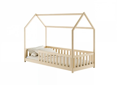 NOAH 80x180 pine Montessori floor house bed for children Lano Furniture