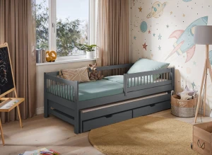 SOFTI 80x160 graphite children's bed Lano Furniture