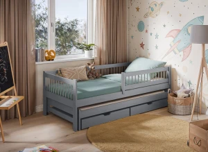 SOFTI 80x160 grey children's bed Lano Furniture