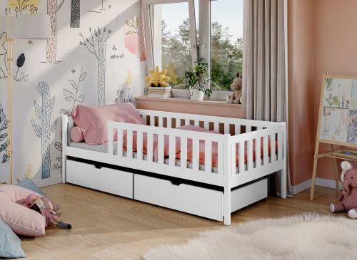 ANTONIO 80x180 white children's bed Lano Furniture