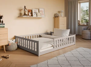 MATI 140x200 cashmere Montessori floor children's bed Lano Furniture