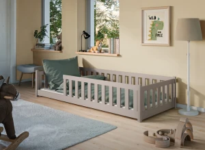BELLA 80x160 cashmere Montessori floor children's bed Lano Furniture