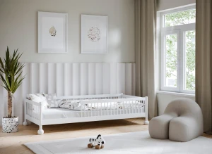 STAR 90x200 olive green children's single Montessori bed Lano Furniture