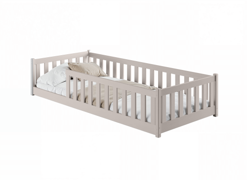 BELLA 90x190 cashmere Montessori floor children's bed Lano Furniture