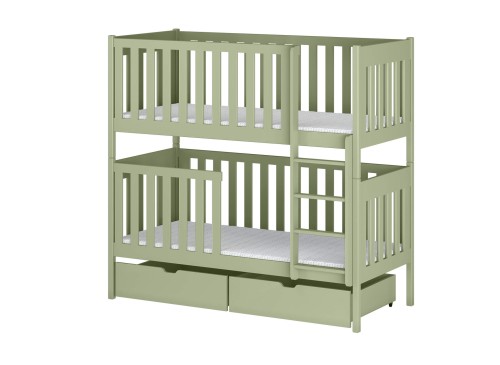 DAWID 90x190 olive green bunk bed Lano Furniture