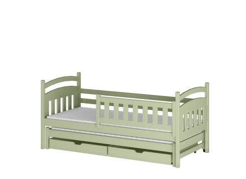 GALAXY 90x180 olive green double pull-out bed Lano Furniture