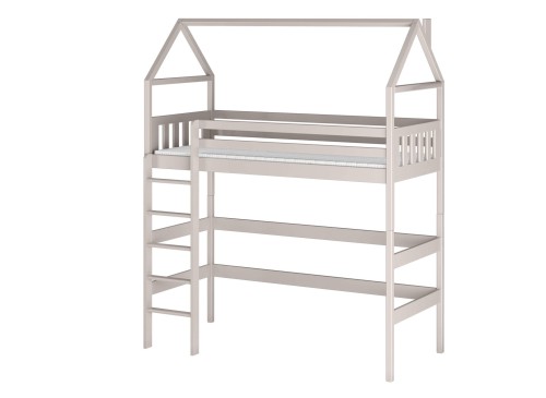 GLORIA 90x190 cashmere single high sleeper bed Lano Furniture