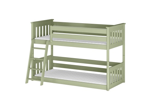 KEVIN 80x160 olive green bunk bed Lano Furniture