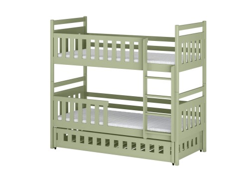 OLIWIA 80x160 olive green bunk bed Lano Furniture