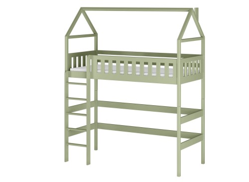 OTYLIA 90x200 olive green single high sleeper bed Lano Furniture