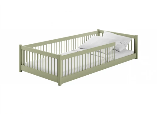 PEDRO 80x180 olive green Montessori floor children's bed Lano Furniture