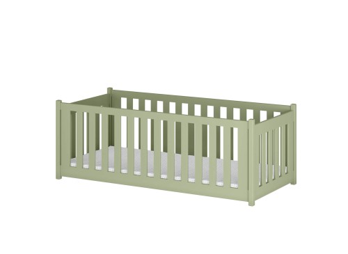 CONCEPT 80x160 olive green single children's cot bed Lano Furniture