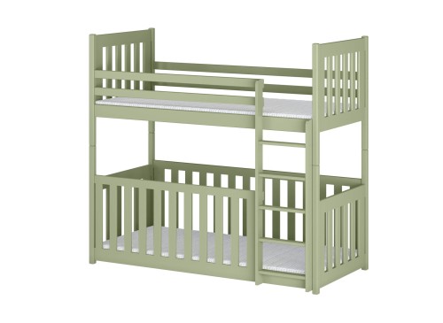 CRIS 90x200 olive green bunk bed Lano Furniture