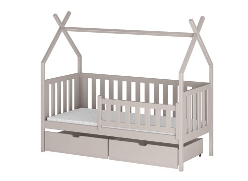 SIMBA 80x190 cashmere single children's tipi bed Lano Furniture