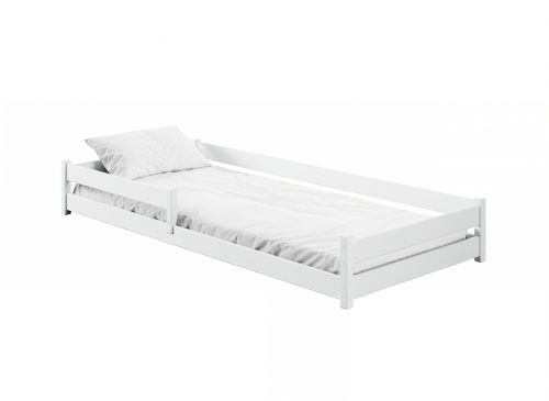 ALIS 90x190 white Montessori floor bed for children Lano Furniture