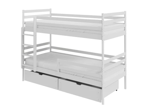 GUSTO 90x200 white bunk bed Lano Furniture