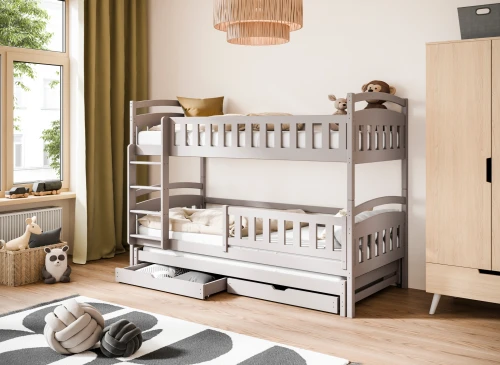 BLANKA 90x200 cashmere bunk bed Lano Furniture