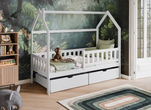 NATAN 80x200 white children's house bed Lano Furniture