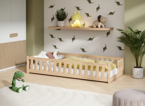 ZOYA 80x160 pine single children's bed Lano Furniture
