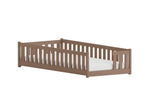ZOYA 80x180 milk chocolate single children's bed Lano Furniture