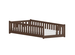 ZOYA 90x200 dark chocolate single children's bed Lano Furniture