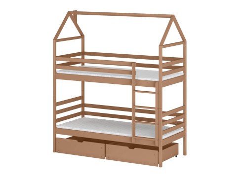 ALEX 80x190 cinnamon bunk bed Lano Furniture