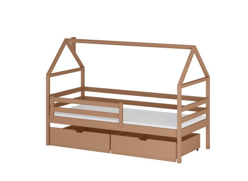 ARON 80x160 cinnamon single children's bed Lano Furniture