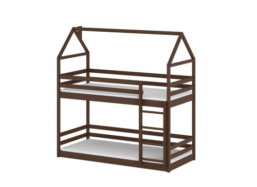 AXEL 80x190 dark chocolate bunk bed house Lano Furniture