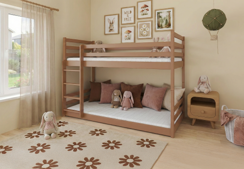MINI 80x170 cinnamon bunk bed Lano Furniture