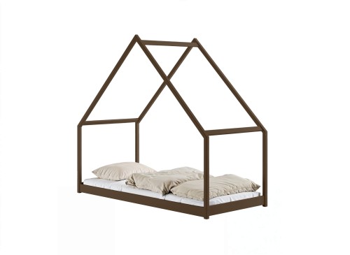 MORIS 90x200 dark chocolate Montessori floor bed children's house Lano Furniture