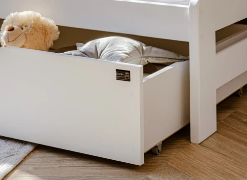 SENSO 80x180 white double trundle bed Lano Furniture