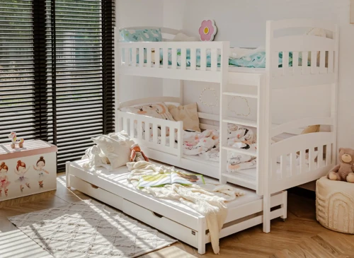 BLANKA 80x180 white bunk bed Lano Furniture