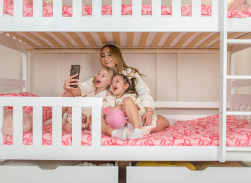 MONIKA 80x180 white bunk bed Lano Furniture