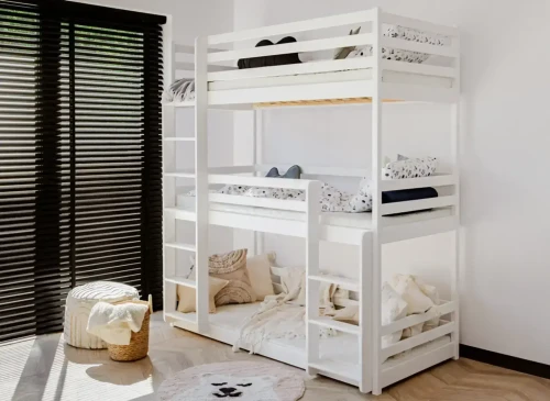 TED 90x200 white bunk bed Lano Furniture