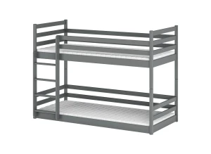 MINI 80x180 grey bunk bed Lano Furniture