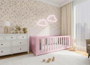 CONCEPT 90x190 pink children's cot bed Lano Furniture