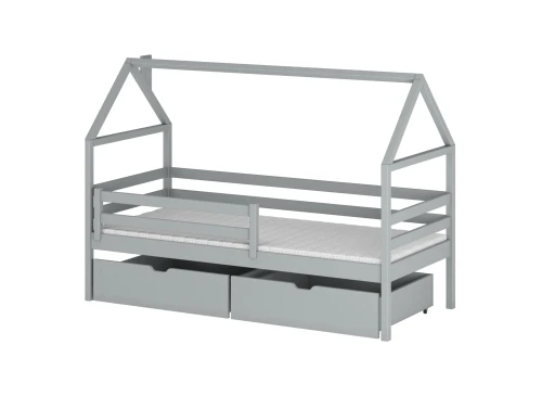 ARON 90x180 grey children's bed Lano Furniture