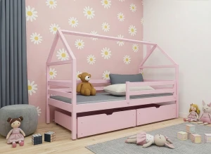 ARON 90x190 pink children's bed Lano Furniture