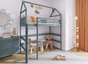 GLORIA 80x180 grey loft bed Lano Furniture