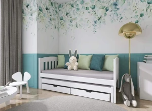 AMELKA 90x180 white bunk bed Lano Furniture