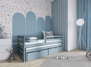 SENSO 90x190 grey bunk bed Lano Furniture