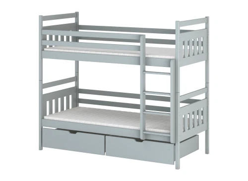 ADAŚ 80x170 grey bunk bed Lano Furniture