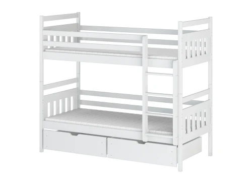 ADAŚ 80x180 white bunk bed Lano Furniture